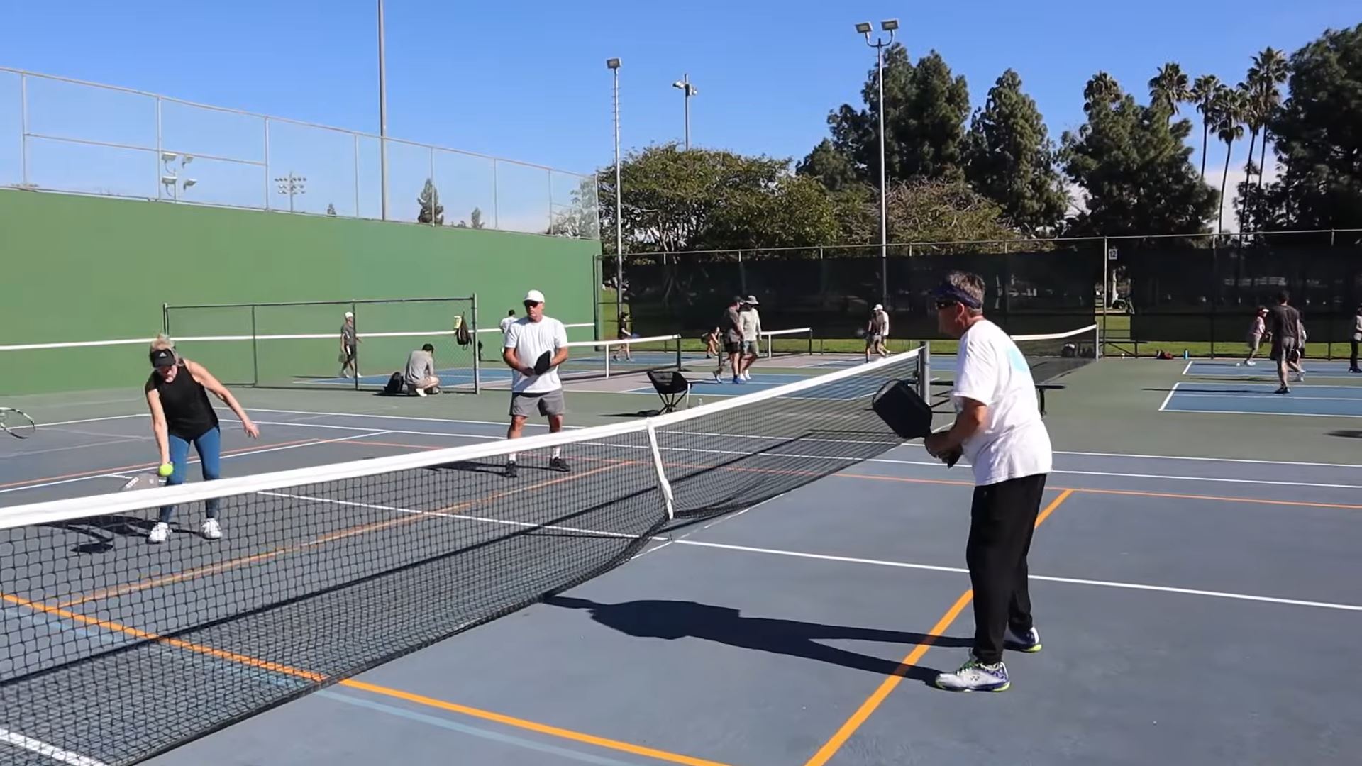 How to play pickleball on a Tennis Court