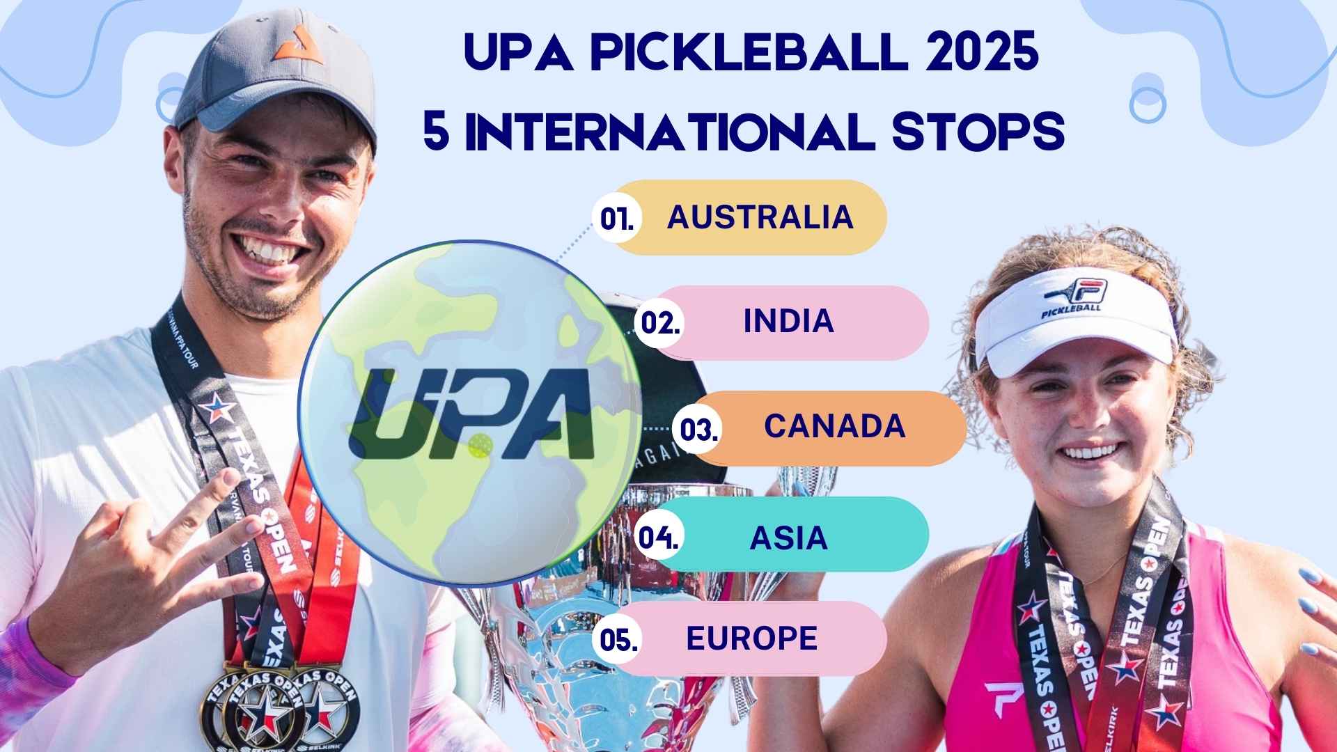 UPA INTERNATIONAL PPA TOUR 2025 Destination and schedule